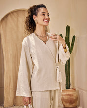 2-Piece Linen Set (Pants + Jacket)