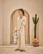 2-Piece Linen Set (Pants + Jacket)