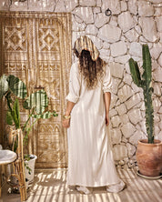 Beige Washed Linen 3-Piece Set