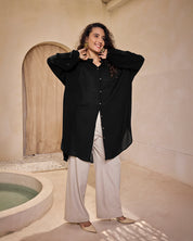 Pure Cotton gauze shirt
