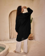 Pure Cotton gauze shirt