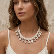 Handmade crochet necklace