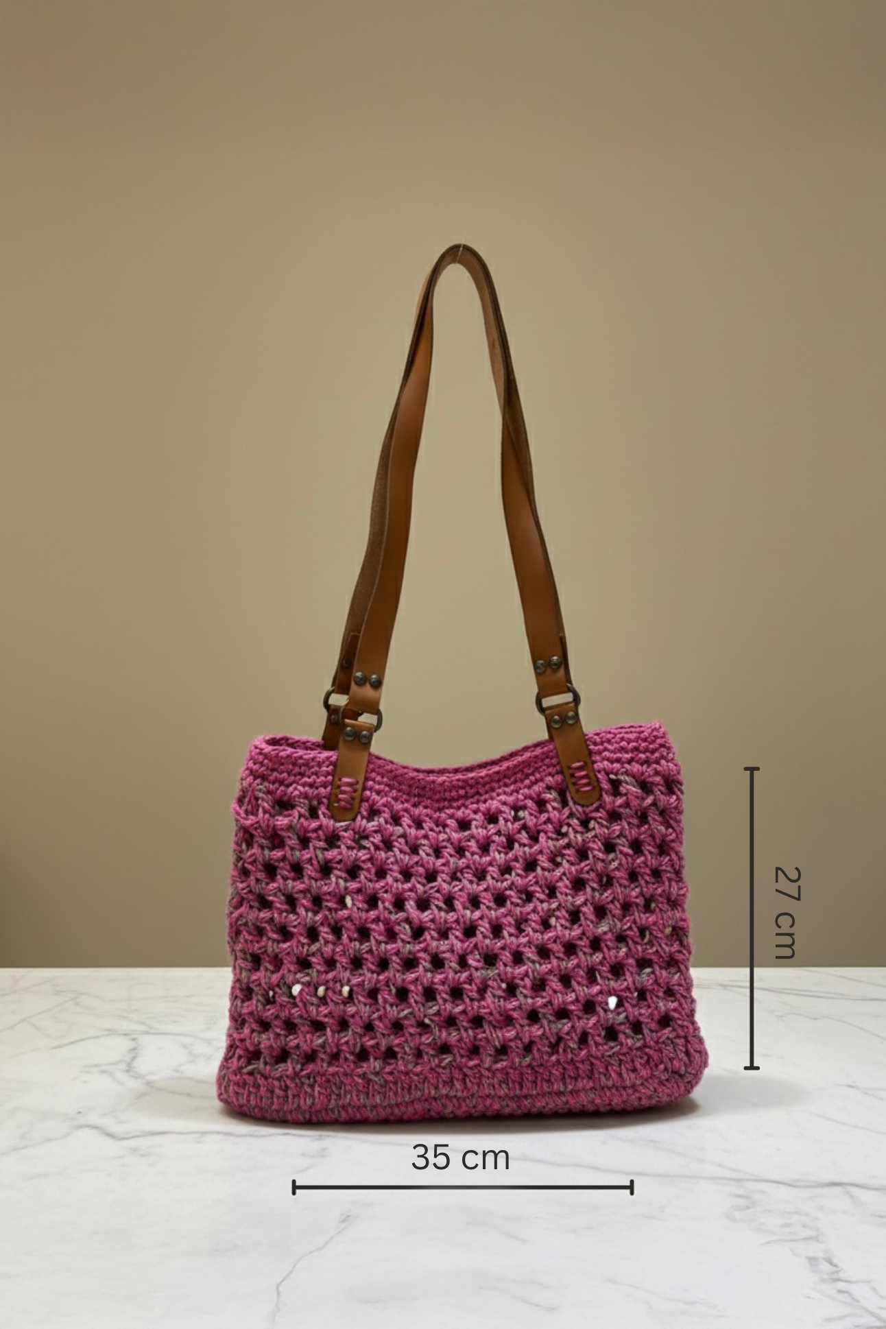 Handmade crochet bag