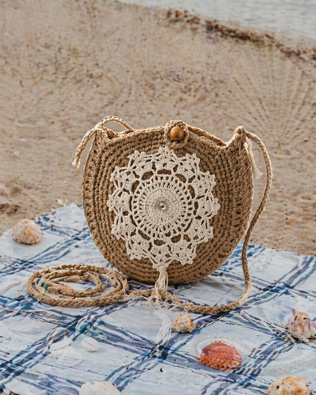 Two-toned Crochet bag