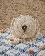 Artisan Center Cream Crochet Bag