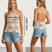 Halter net top