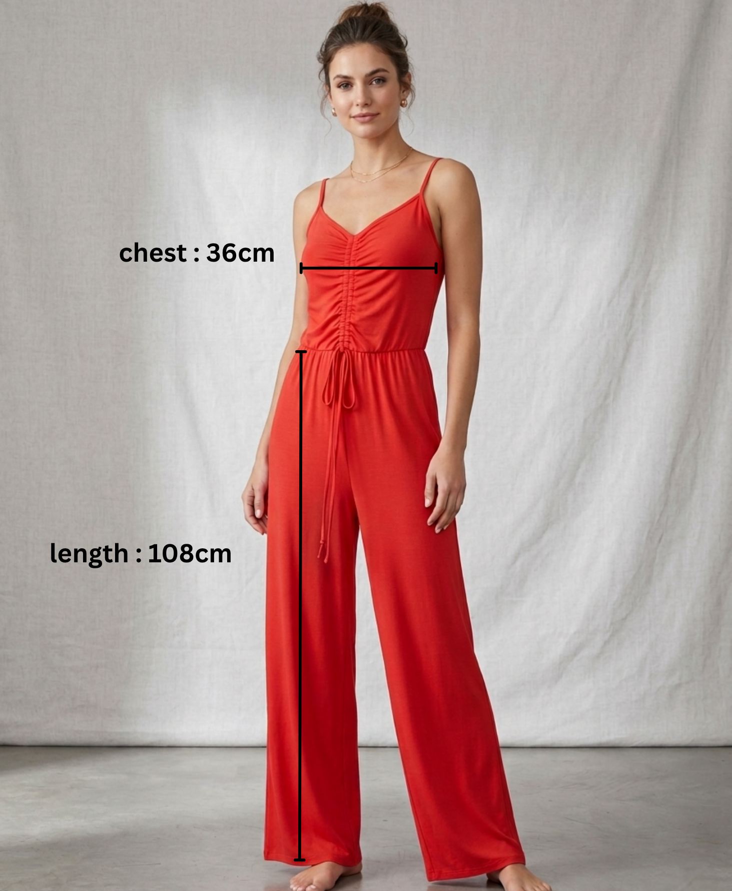 Cotton wide-leg Jumpsuit