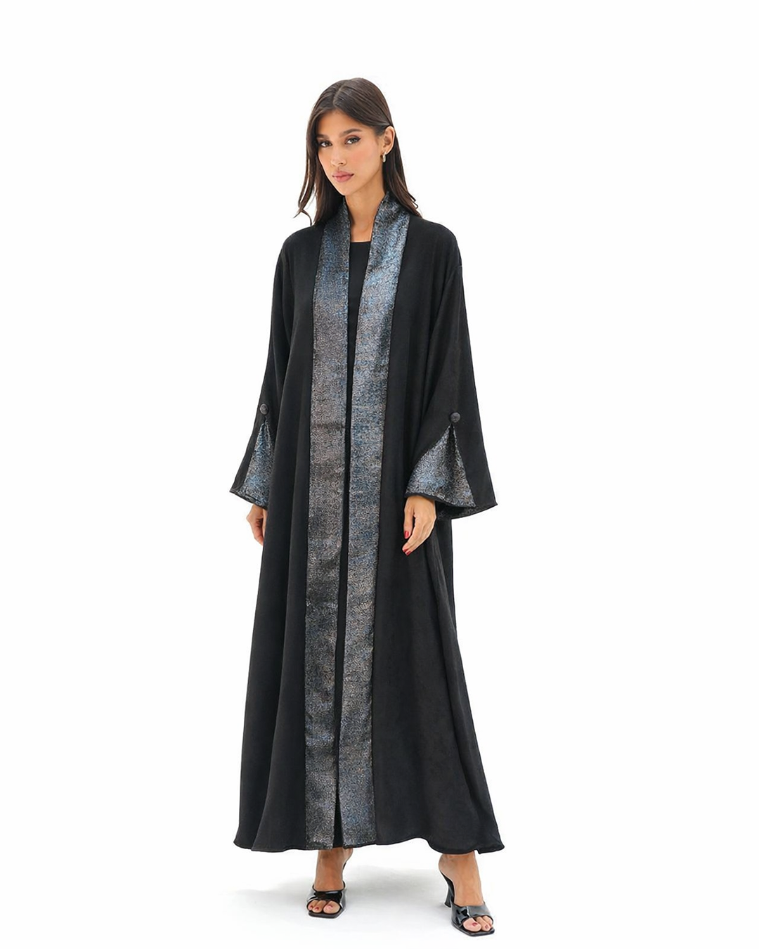 Black & Silver Kaftan