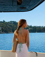 handmade crochet backless top