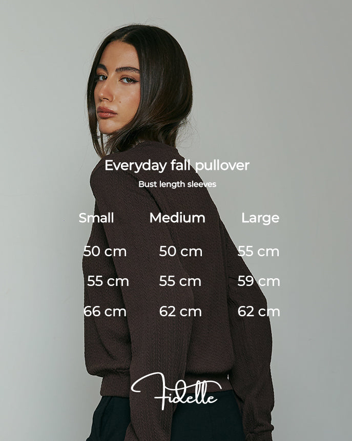 Everyday fall pullover