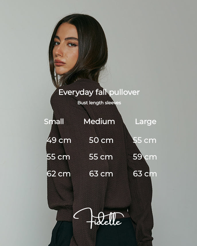 Everyday fall pullover