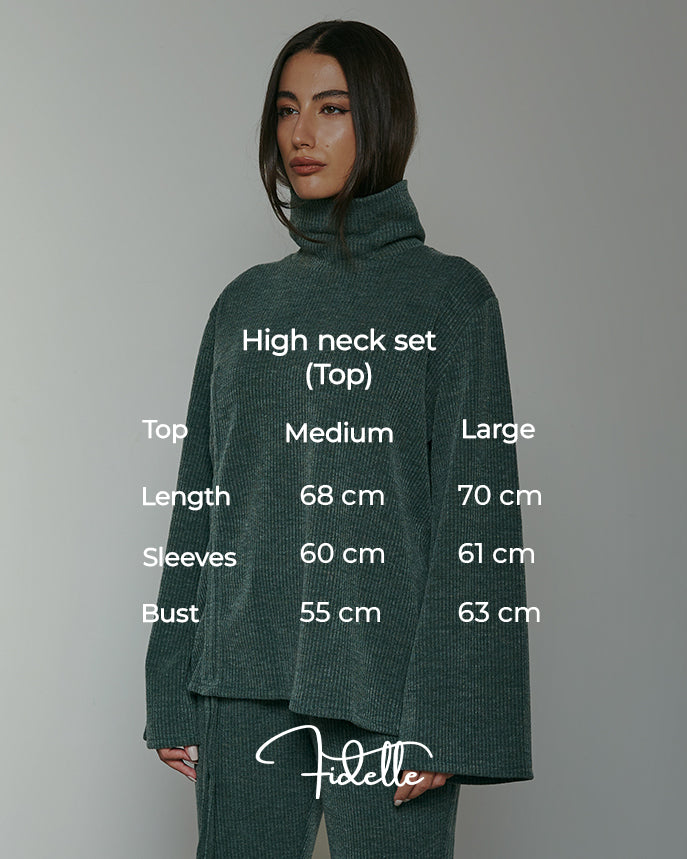 High neck set