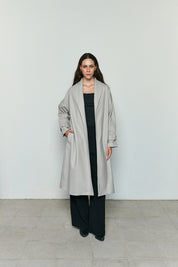 Oversized minimal coat