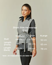 short Side tie overlay top